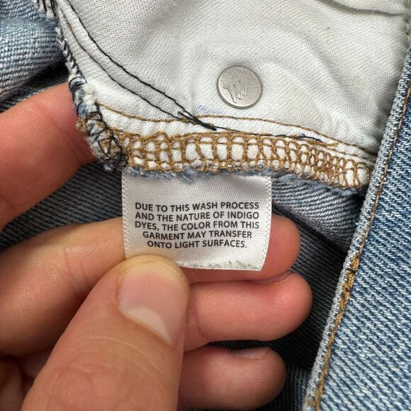 Madewell High Rise Slim Fit Boyfriend Denim Jeans Womens 27 Blue Medium Wash L29 - Picture 9 of 16